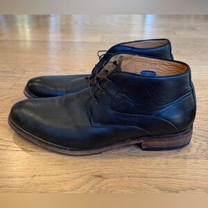 Florsheim Black Leather Chukka Boots